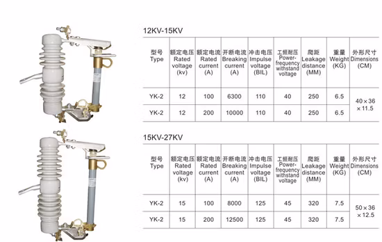 Dropout Fuse Yk2 Series 21kv