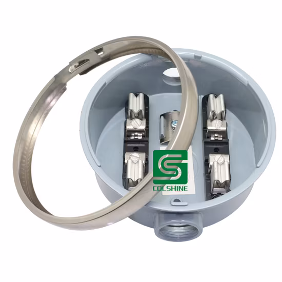 Single Phase Electric Round Meter Base 100A
