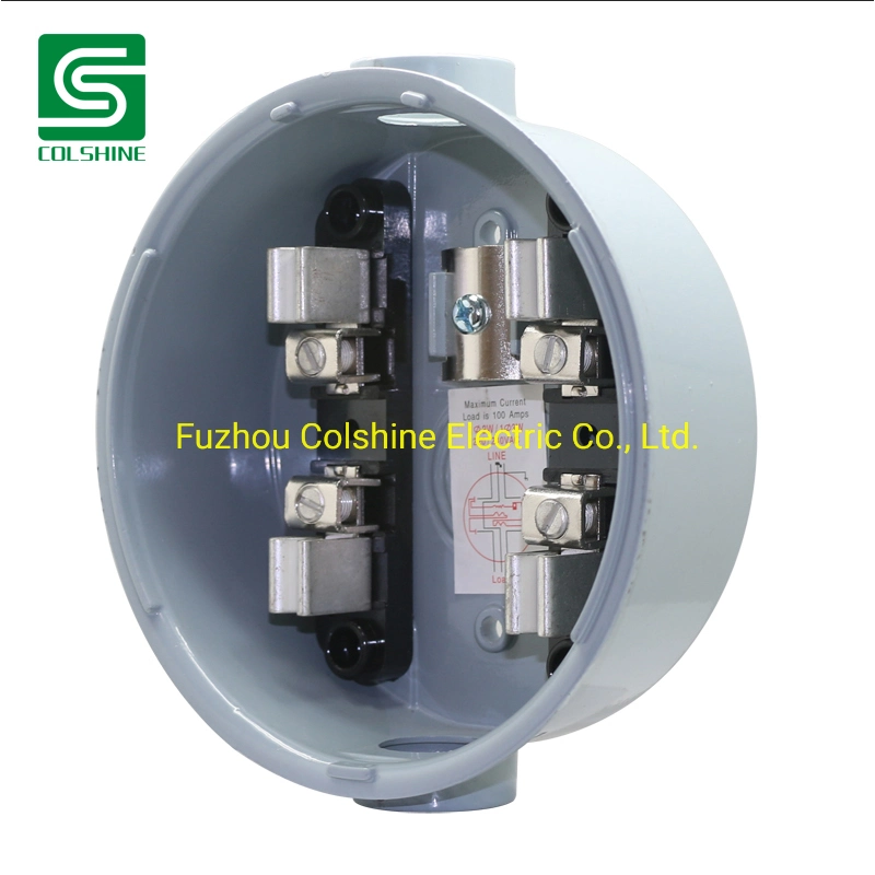 Surface Mount 1 Phase 100A Round Meter Base