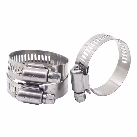 Chinese Style Adjustable Pipe Clamp Stainless Steel Hose Clamps