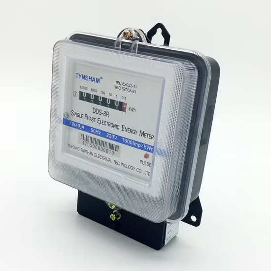 Dds-8 Series Single Phase Energy Meter Iron Base